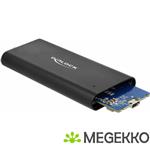 DeLOCK 42614 behuizing voor opslagstations SDD-behuizing Zwart