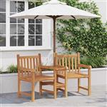 vidaXL Stoel Bruin 152 x 63 x 89 cm Massief Teakhout