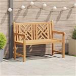 vidaXL Bank Bruin 114 x 60 x 90 cm Massief Teakhout