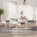 vidaXL Zitkussens 2 pcs Wolkengrijs 40 x 40 x 6 cm Stof