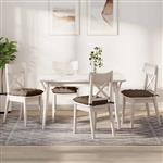 vidaXL Zitkussens 2 pcs Bruin 40 x 40 x 6 cm Stof