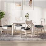 vidaXL Zitkussens 2 pcs Donkergrijs 40 x 40 x 6 cm Stof