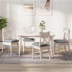 vidaXL Zitkussens 2 pcs Lichtgrijs 40 x 40 x 6 cm Stof