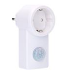 LED's Light plug-in Bewegingssensor met Stopcontact - 10 meter bereik - Incl. daglichtsensor