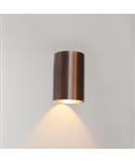 Wandlamp Artdelight Brody 1 Lichts LED 2700K Dimbaar Geborsteld Brons