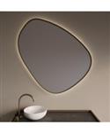 Spiegel Gliss Design Fenix met Indirecte LED Verlichting en Verwarming 60cm Mat Goud