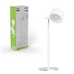 LED's Light 3-in-1 draadloze oplaadbare lamp met magnetische muurbeugel, voet en klem - Wit