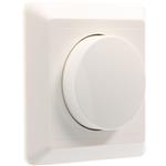 LED dimmerknop compleet met frame wit - universeel - GIRA JUNG Busch-Jaeger