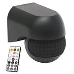 LED's Light 2-in-1 Bewegingsmelder met Afstandsbediening - Detecteert schemer en beweging - Zwart