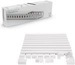 OrgaNice Kabelgoten Set - Zelfklevende organiser voor Bureau & TV - Wit