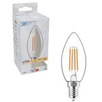 LED Filament Kaarslamp 470 lumen - 4,5W - 2700K - E14 - Helder Glas