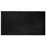 vidaXL Nep Konijnenbont Tapijt Zwart 80 x 150 cm Polyester