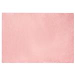 vidaXL Nep Konijnenbont Tapijt Roze 140 x 200 cm Polyester