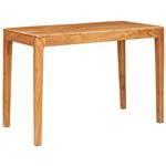 vidaXL Eettafel Bruin 110 x 55 x 76 cm Massief Acaciahout