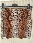 Prachtige Bruine Rok in Luipaard Print - Small