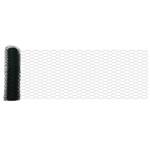 vidaXL Hexagon Hek Groen 0,6 x 10 m PVC