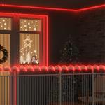 vidaXL Touwenlicht met 1200 LED Rood 50 m PVC
