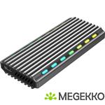 Gembird EE2280-U3C-03 behuizing voor opslagstations SDD-behuizing Zwart M.2