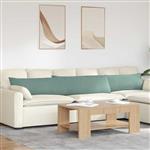 vidaXL Sofa Kussens 2 stuks Zeegroen 200 x 40 cm Cordstof