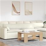 vidaXL Sofa Kussens 2 stuks Crème 200 x 40 cm Cordstof