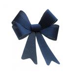 Donkerblauwe Strik Velvet 51cm