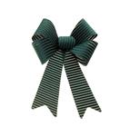 Donkergroene Strik Gestreept 39cm