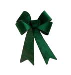 Donkergroene Strik Velvet 39cm