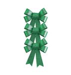 Groene Strik Glans 10cm 3st