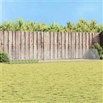 vidaXL Konijnenkooi Zilver 215 x 100 x 85 cm Gegalvaniseerd staal