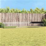 vidaXL Konijnenkooi Zilver 400 x 78 x 78 cm Gegalvaniseerd staal