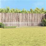 vidaXL Konijnenkooi Zilver 400 x 78 x 78 cm Gegalvaniseerd staal