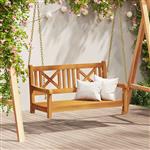 vidaXL Tuin Hangbank Bruin 119 x 35 x 47cm Massief acaciahout