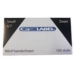G Label Nitrile handschoen - zwart- Small