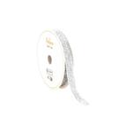 Zilveren Lint Glitter 10Mm 3m