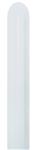 Witte Modellleerballonnen 7,6Cm Dik 1,52m 50st
