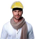 Gele Pruik Mat Band Volwassen