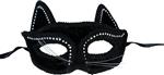 Kat Oogmasker Zwart Volwassen