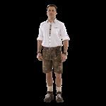 Lederhose Bruin Kurz