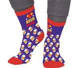 Bier Sokken Paars Rood