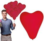 Zak met 10 hartjes ballonnen