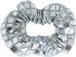 Zilveren Scrunchie Pailletten