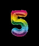 Folie Balloon 86cm 5 Regenboog