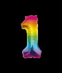 Folie Balloon 86cm 1 Regenboog
