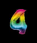 Folie Balloon 86cm 4 Regenboog