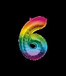 Folie Balloon 86cm 6 Regenboog