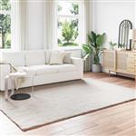 vidaXL Nep Konijnenbont Tapijt Olite Beige 240 x 340 cm Polyester