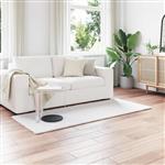 vidaXL Nep Konijnenbont Tapijt Olite Wit 80 x 200 cm Polyester