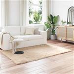 vidaXL Nep Schapenvacht Tapijt Tafalla Beige 120 x 170 cm Polyester
