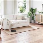 vidaXL Nep Konijnenbont Tapijt Olite Taupe 80 x 200 cm Polyester