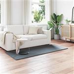 vidaXL Nep Konijnenbont Tapijt Olite Antraciet 80 x 200 cm Polyester